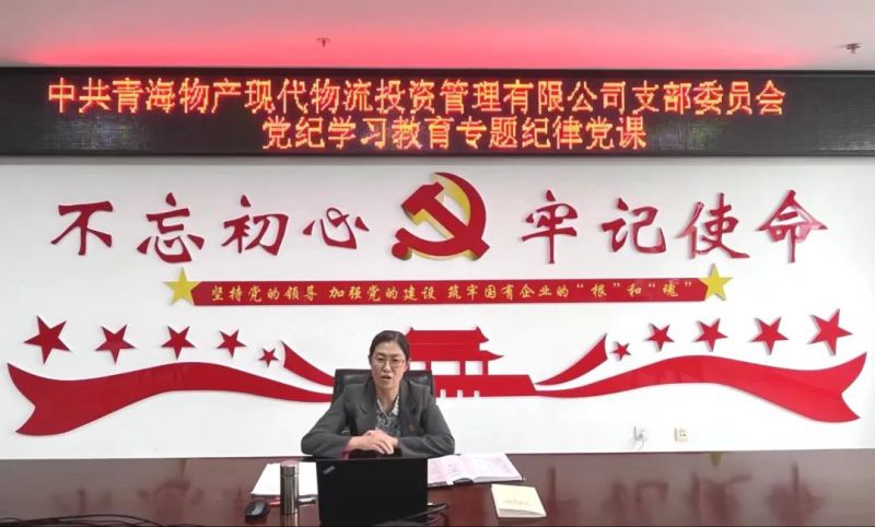 嚴(yán)明紀(jì)律作風(fēng) 永葆政治本色——集團(tuán)黨委書(shū)記、董事長(zhǎng)劉玲同志講授專題紀(jì)律黨課